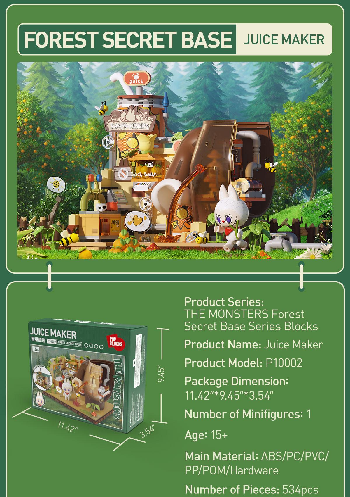 POP MART THE MONSTERS Forest Secret Base Series Blocks Part 1