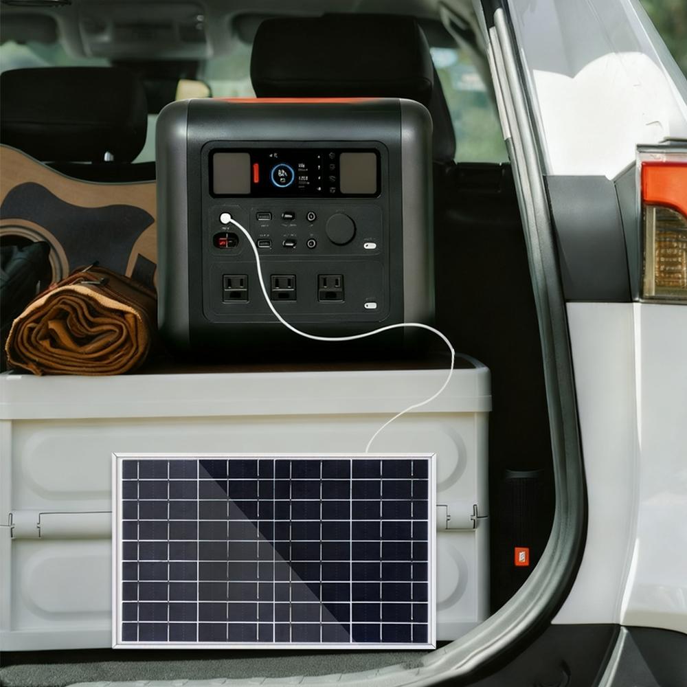 Single Crystal Silicon Solar Panel Kit, Solar Charger, Car Charger with 80a/100a Controller, Output 12V-18v-24v Dc Interface