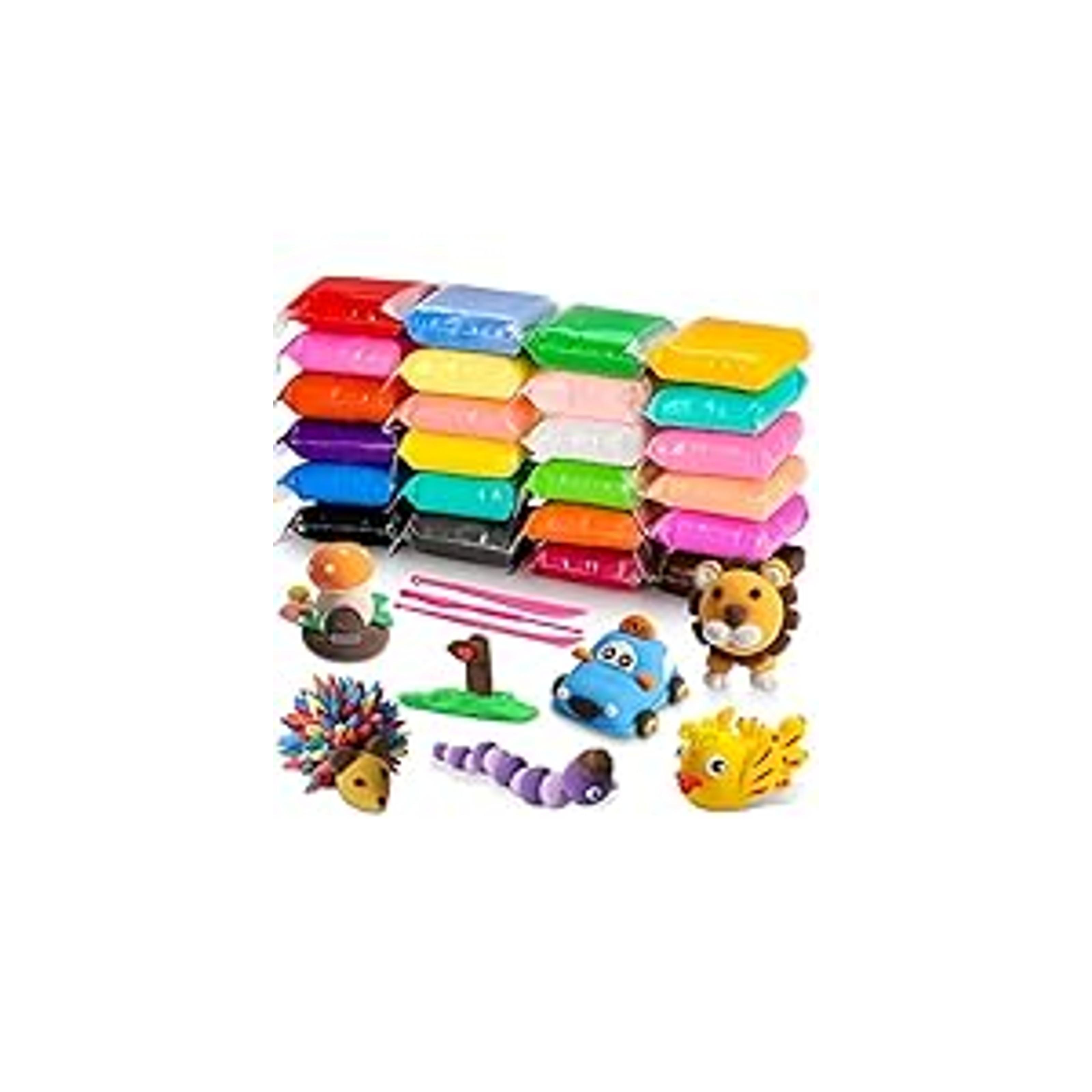 Air Dry Clay Kit – 36 Colors Modeling Clay with Sculpting Tools for Crafting & DIY Projects, Creative Gift for Easter, Halloween, and Christmasfidget toys