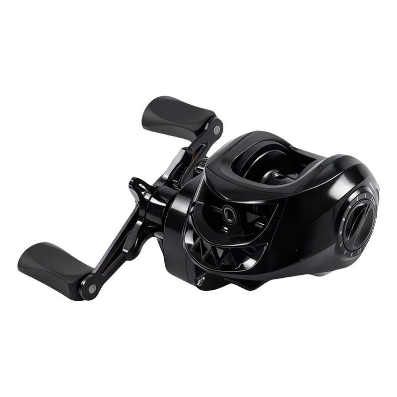 Beginner Water Drop Reel, 7.2:1 High Gear Ratio, 22 Lbs Max Brake Force, Low Profile Design, 12-Level Magnetic Brake System, Metal Line Cup/handle, Ideal for Lure Fishing