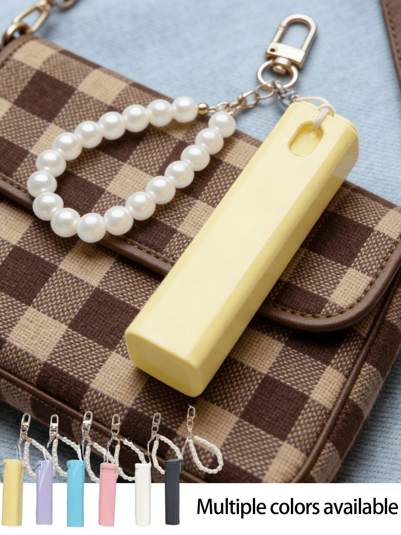 10ml Pearl Chain Portable Perfume Spray | Refillable Travel Spray Bottle, Cute Keychain, Suitable for Handbag/Backpack, Leak-Proof Cosmetic Spray Bottle, Mini Perfume Dispenser Bottle