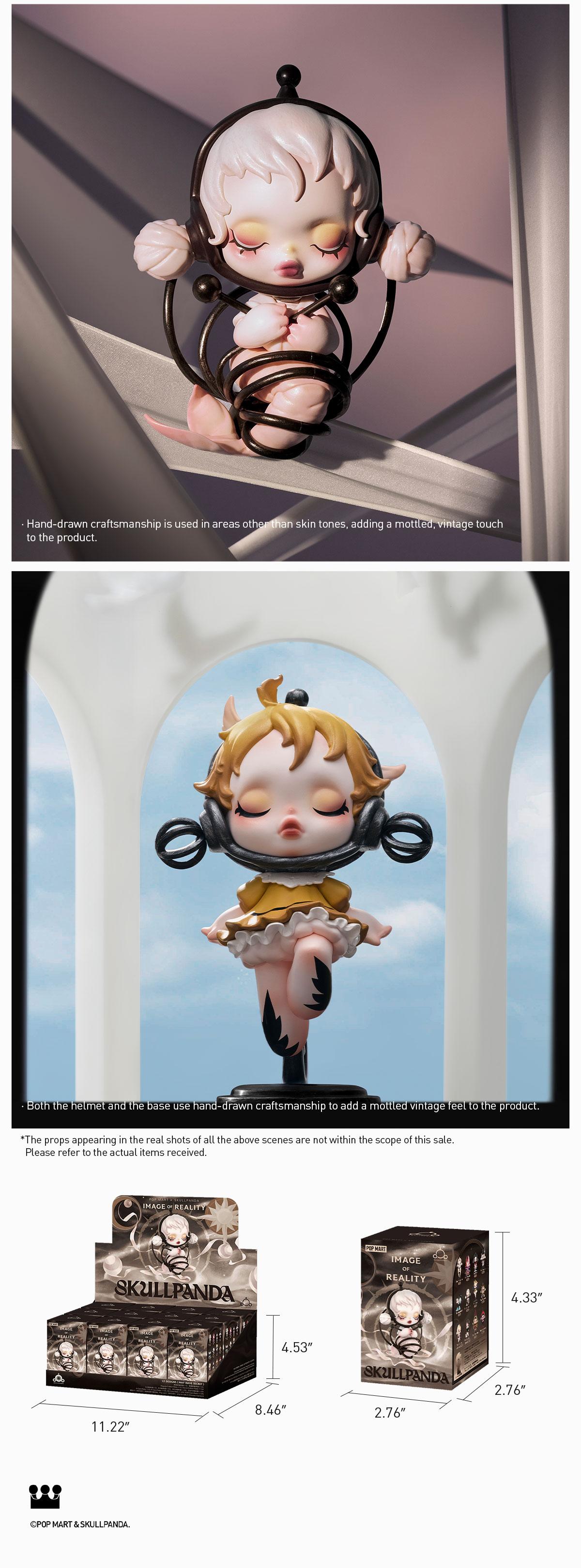 POP MART SKULLPANDA Image Of Reality Series Figures,  Blind Box, Mystery Box