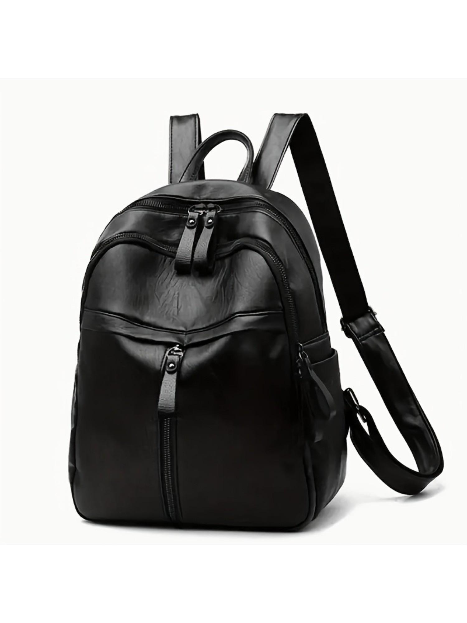 Women's Large Capacity Commuter Backpack, Lock Closure System, Adjustable Thick Shoulder Straps, Front Pocket, Ideal for Work and Travel