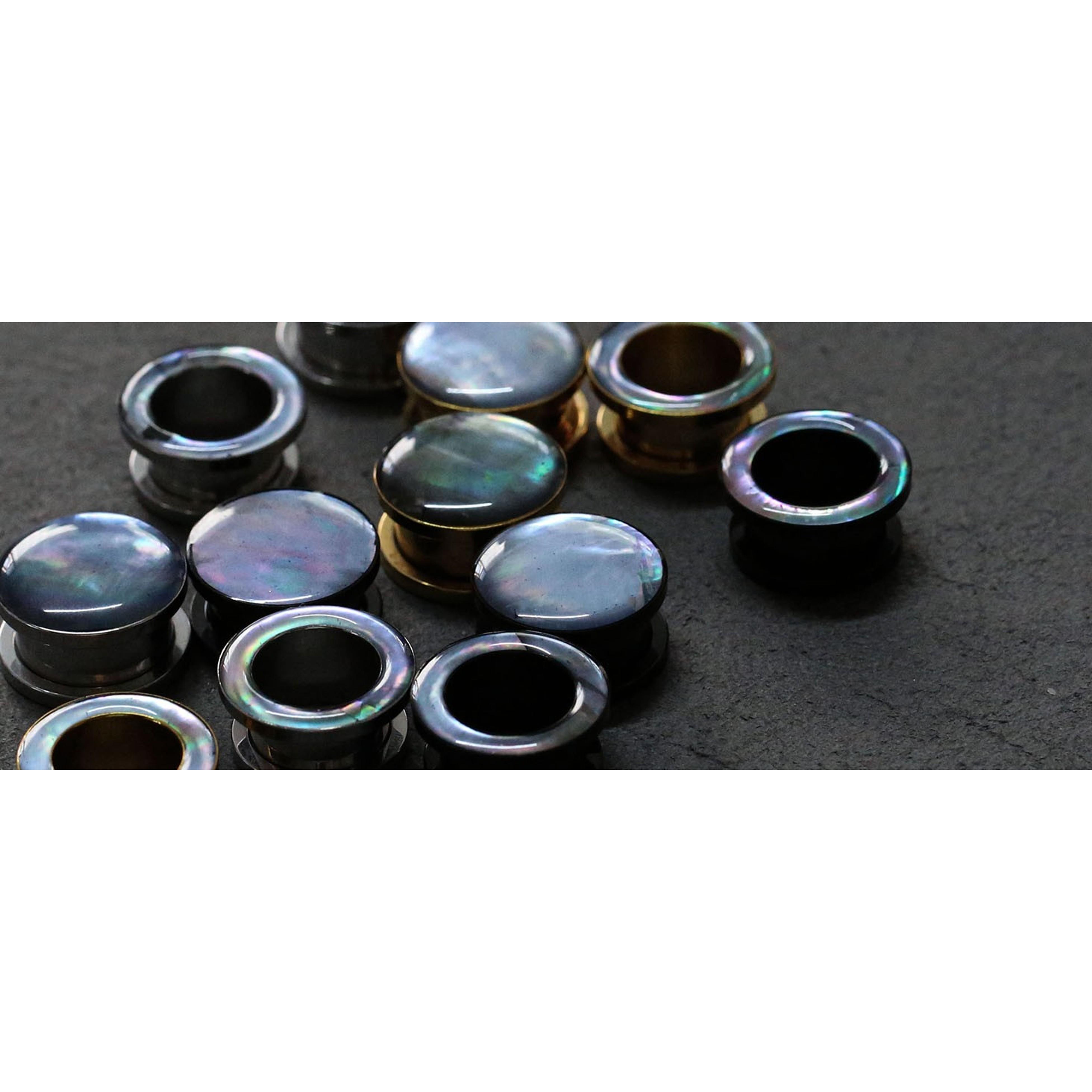 3 PCS 14G-0G Cozy Glass Septum Stretching Kits Pincher Taper with O-Rings Buffalo Septum Retainers Hypoallergenic Fresh Stretch Body Piercing Retainers Ear Hangers