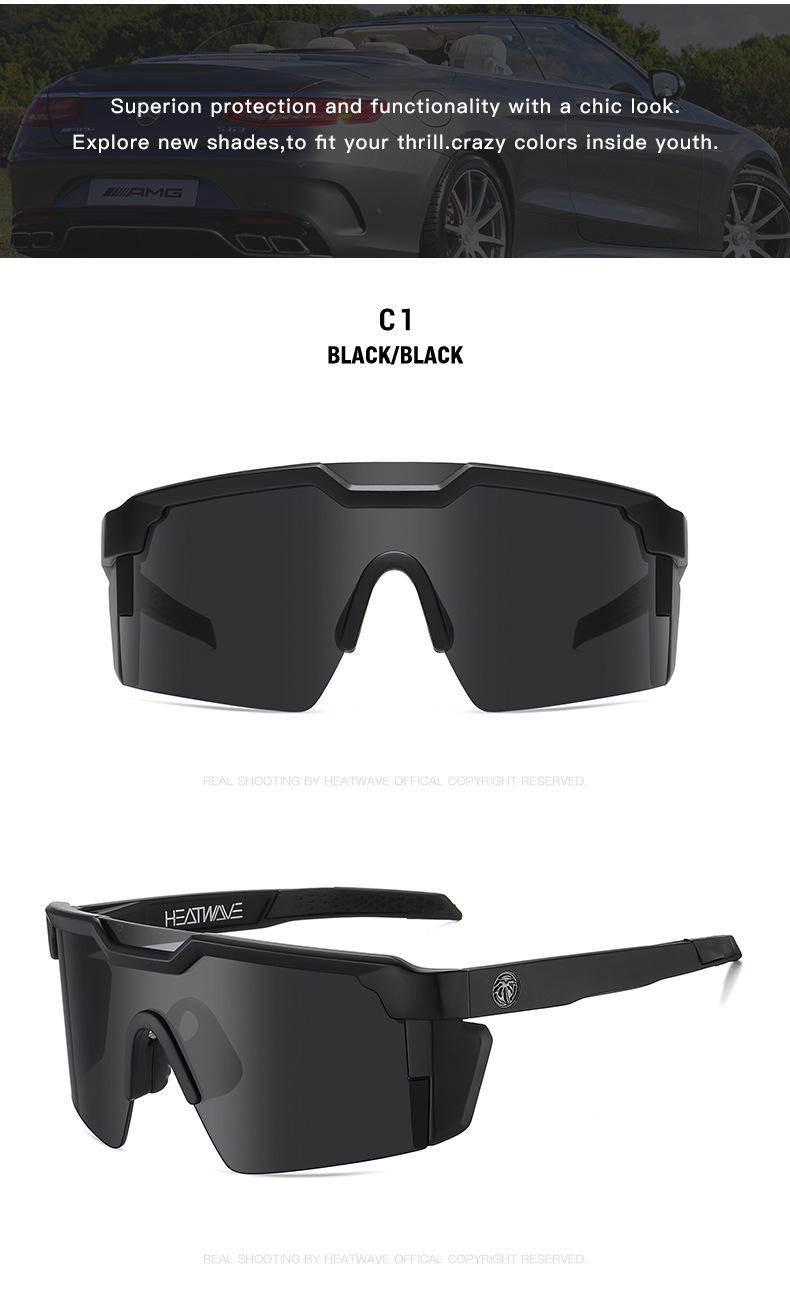 High‑Quality Real Coating Cycling Goggles, UV400 Outdoor Sports Sunglasses, Windproof Anti‑Glare Sports Glasses for Men Women