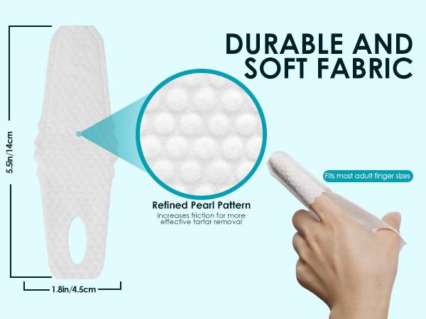 Dog Dental Care Finger Wipes - Teeth Cleaning Finger Wipes for Dog & Cats - Tooth Brushing Kit Dental Wipes for Dog - Reduces Plaque & Freshens Breath (50 PCS)