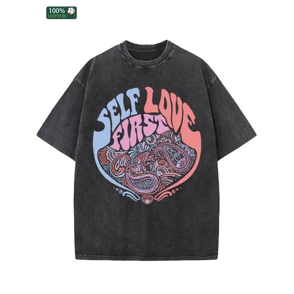 All-Season Men's Tshirts, Printed Men's Fashion, High-quality Heavy Washed Tee, Round Neck Loose Large Size Men's Short Sleeves Graphic Top.