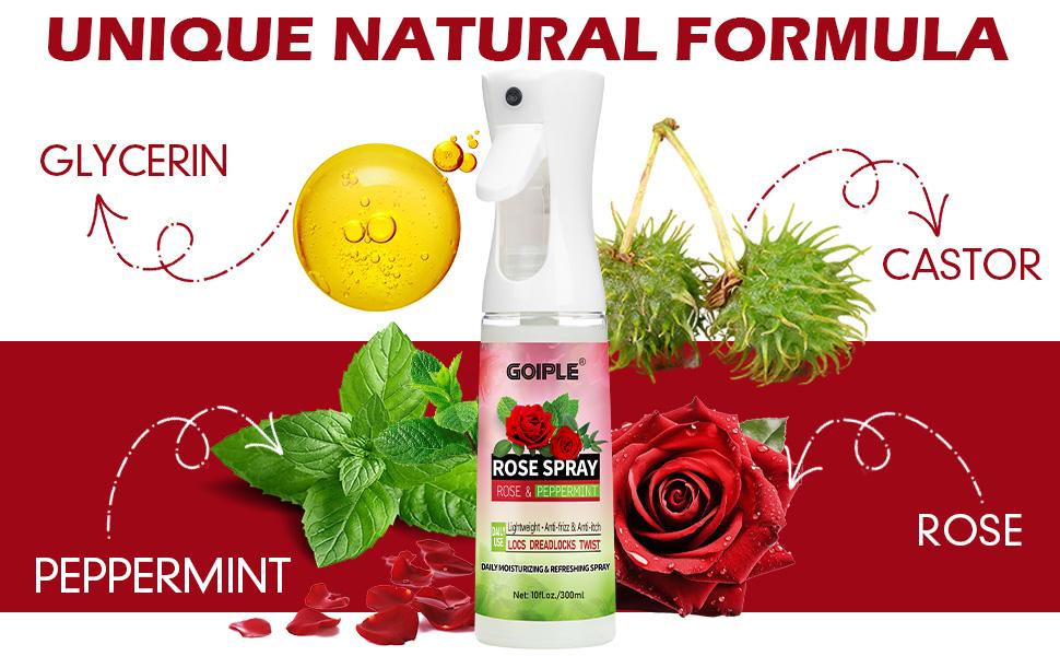 Rose Water Spray for Hair and Locs Scalp Moisturizer Refreshing Dreadlock Spray Hydrating Nourishes Prevents Dry Scalp Daily Use Moisture Hydrate Rose Water Spray for Hair and Locs Scalp Moisturizer Refreshing Dreadlock Spray Hydrating Nourishes Prevents Dry Scalp Daily Use Moisture Hydrate