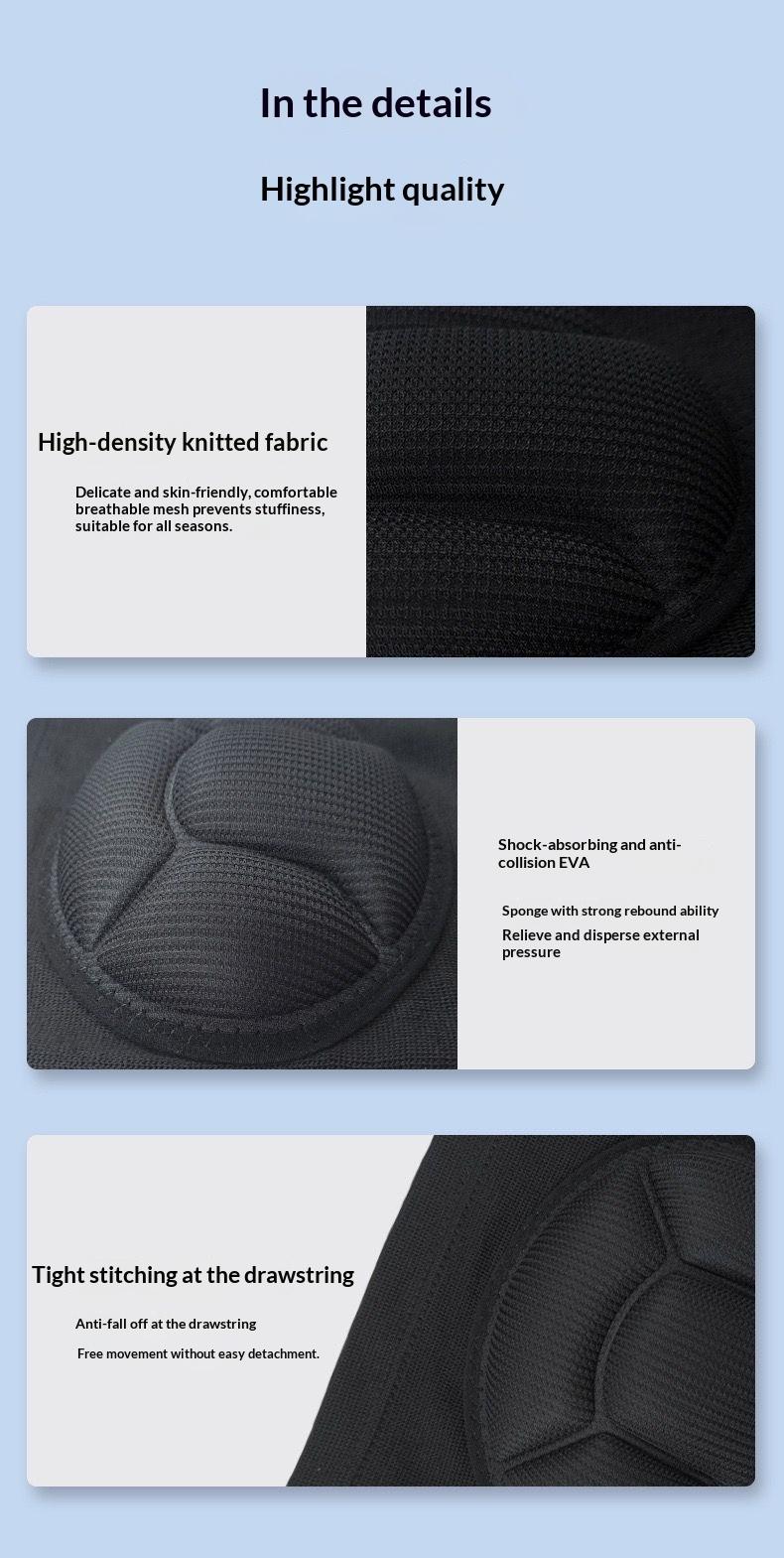 Protective Knee Pads, Thick Sponge Anti-slip, Collision Avoidance Knee Sleeve(1 Pair)