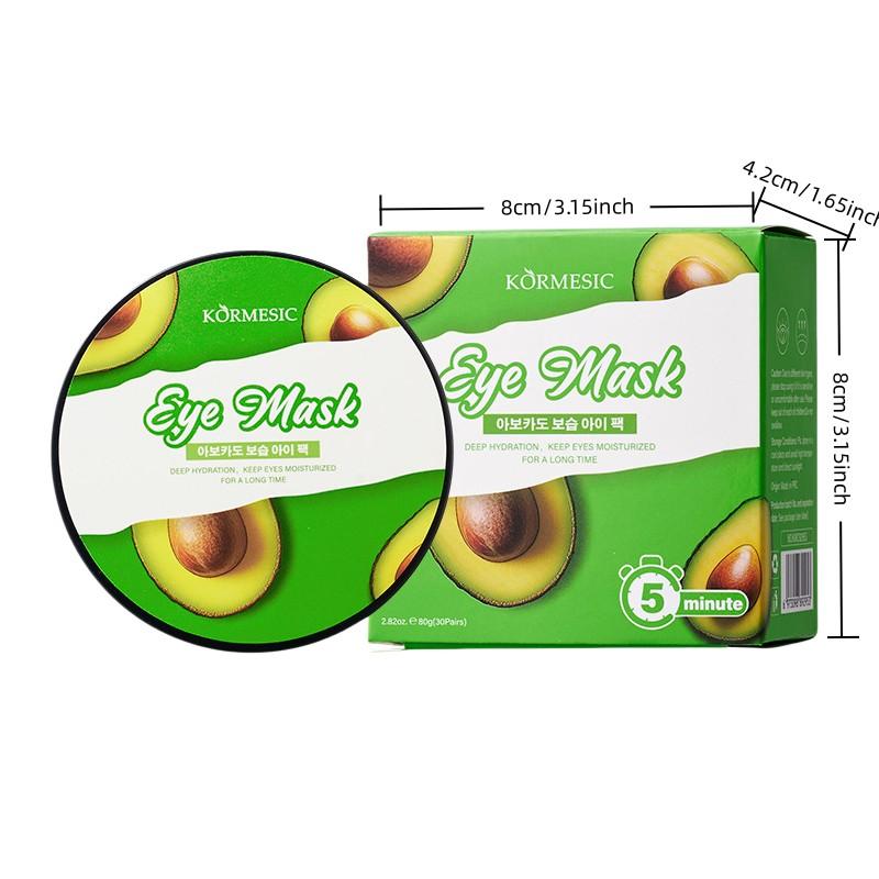 Avocado Eye Mask, Hydrating and Firming, Deep Nourishment, Youthful Look, Essential for Late Nights, Single Item Balm