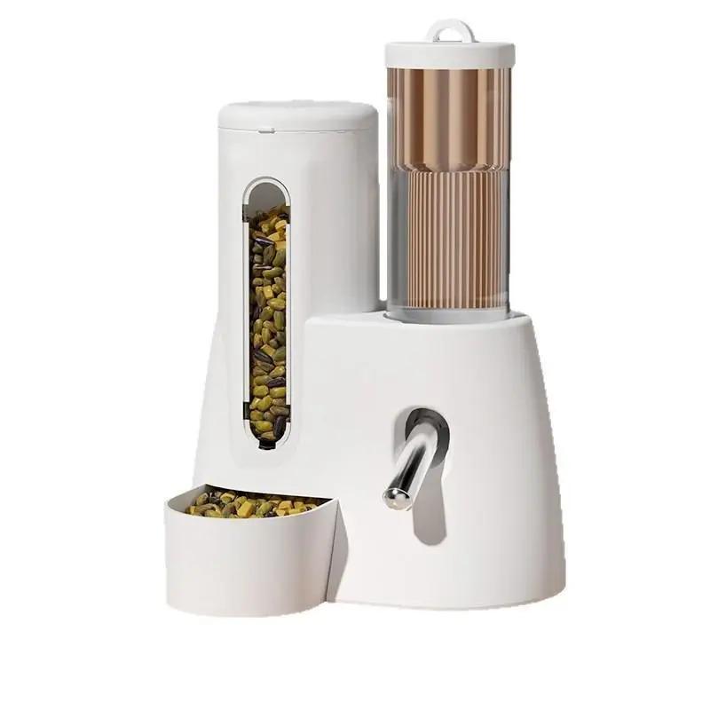 Hamster Automatic Feeding And Drinking Water Feeder Small Animal Dispenser Drinking Water Bottle Bowls Dish With Food Container