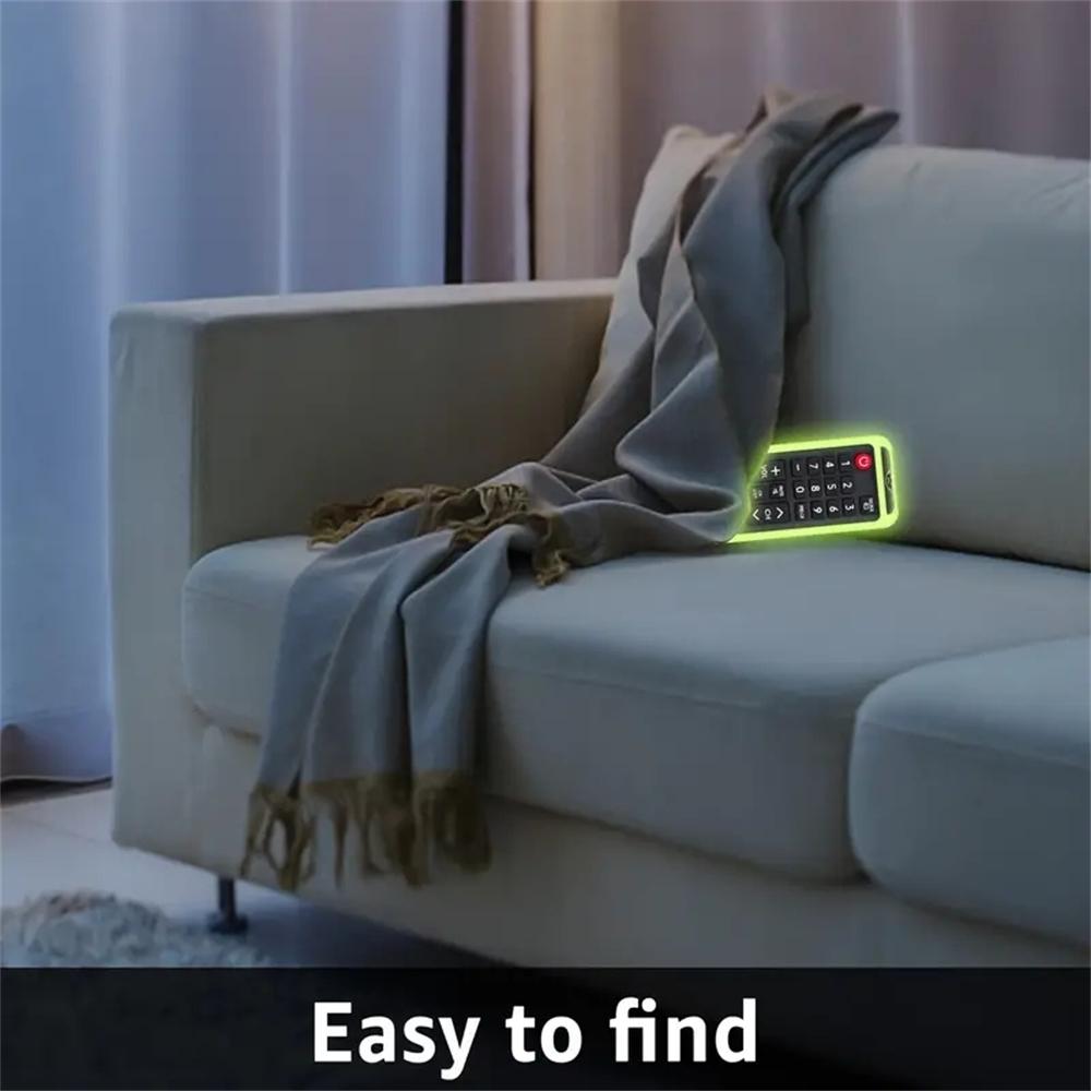 Silicone Protective Dustproof Cover for Smart TV Remote Control, Anti-Fall Removable Washable Design with Lanyard, Compatible with Multiple Models