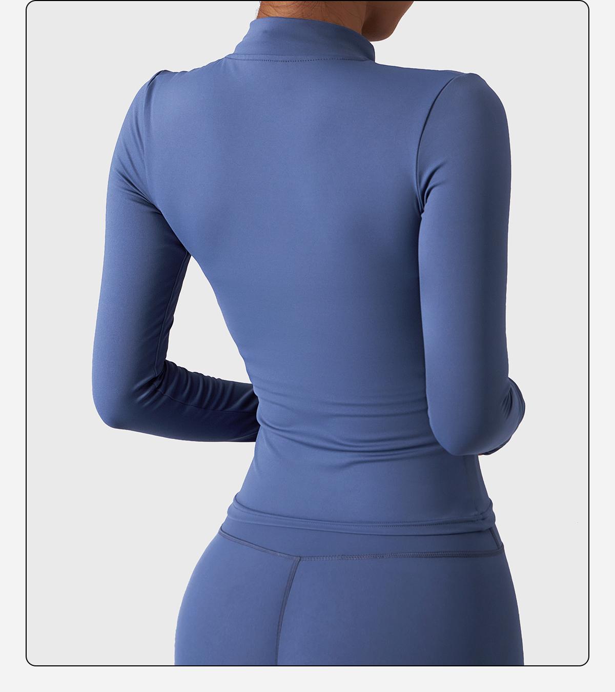 Women's Lightweight Full Zip Running Sports Jacket Workout Slim Yoga Sweatshirt with Thumbholes Athleisure Style SpringStatements