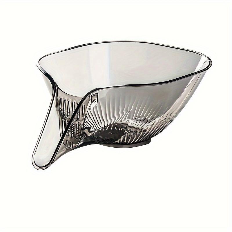 1pc Multi-functional Internet Celebrity Drain Basket, Kitchen Vegetable Washing Basket Multifunctional Vegetable Washing Basin, Washing Fruit Drain Basket, Creative Self-contained Water Drain Basin for Restaurant