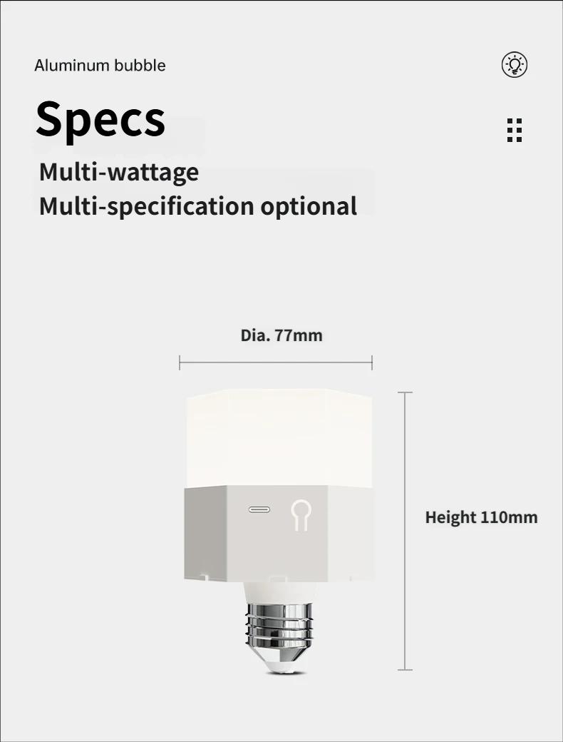 E27 LED Bulb Remote Control RGB Color Changing Dimmable Magnetic Mount Ideal for Any Room Multi-Purpose Lighting Solution