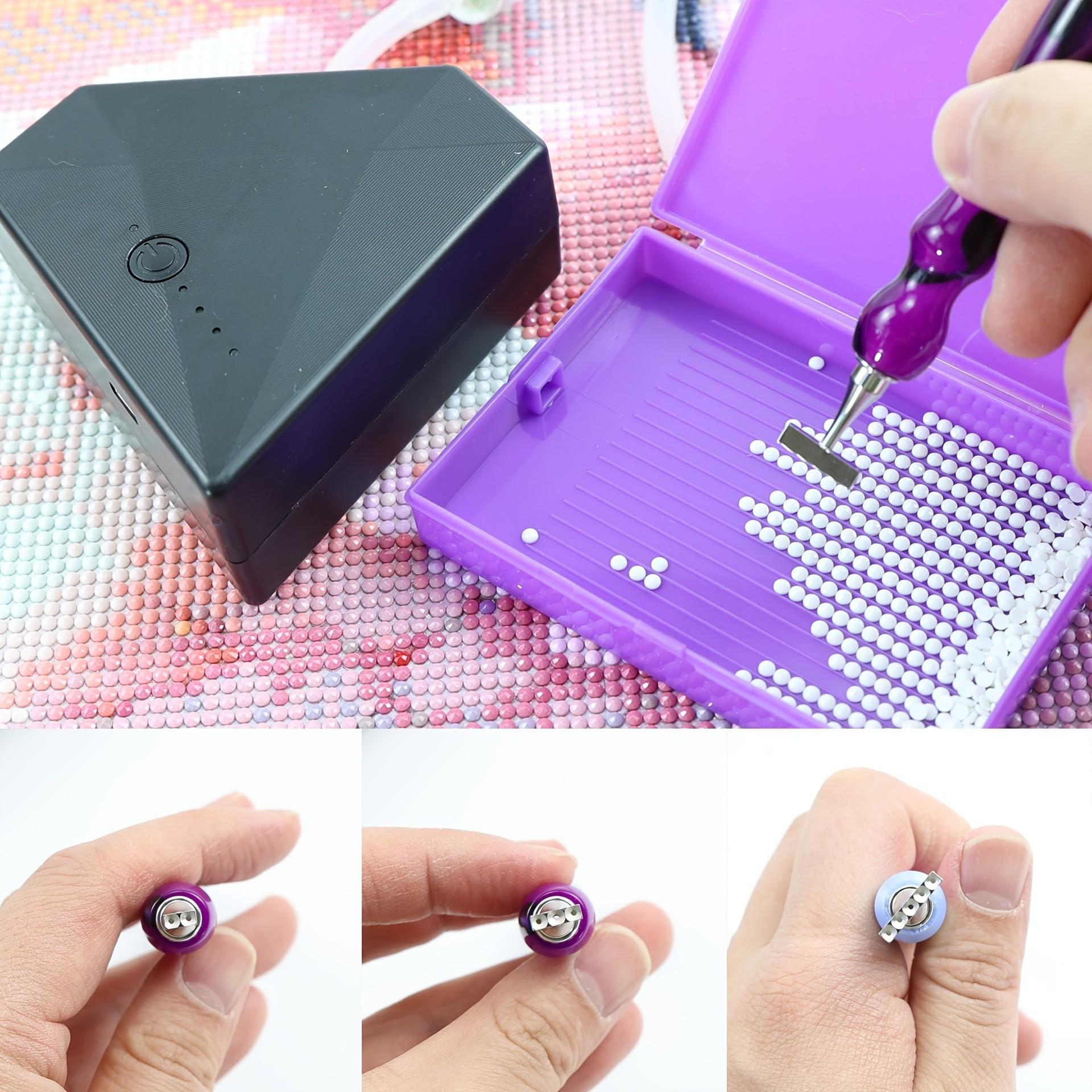 Stainless Steel Screw Multi-Functional Durable Material Vacuum Diamond Painting Replacement Head Set, Compatible with Most Vacuum Diamond Pens, Diamond Art Tools