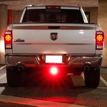 Nilight 2PCS 39 LED Universal Stop Turn Tail Light for Truck Trailer Boat Jeep, 12V Stud Mounted Red/White Lamp  dealsforyoudays Vehicle