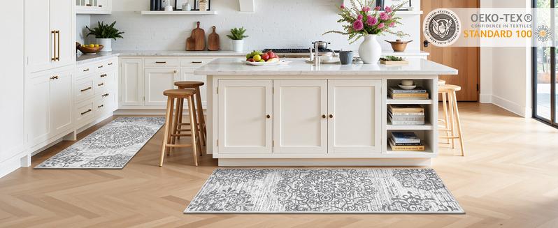 2'x8' Hallway Runner Rug  Washable Vintage  Rugs Non Slip Laundry Rug Runner Boho Floor Carpet Runners for Hallways Entryway ,Laundry  ,Kitchen, Bathroom