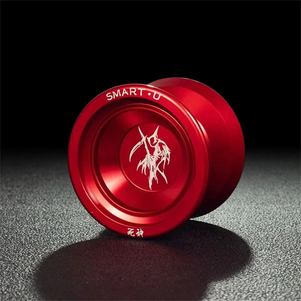 Professional 10-Ball Bearing Alloy Aluminum Unresponsive Metal Yo-Yo Toy with Spinning String, Fashion Gift for Boys