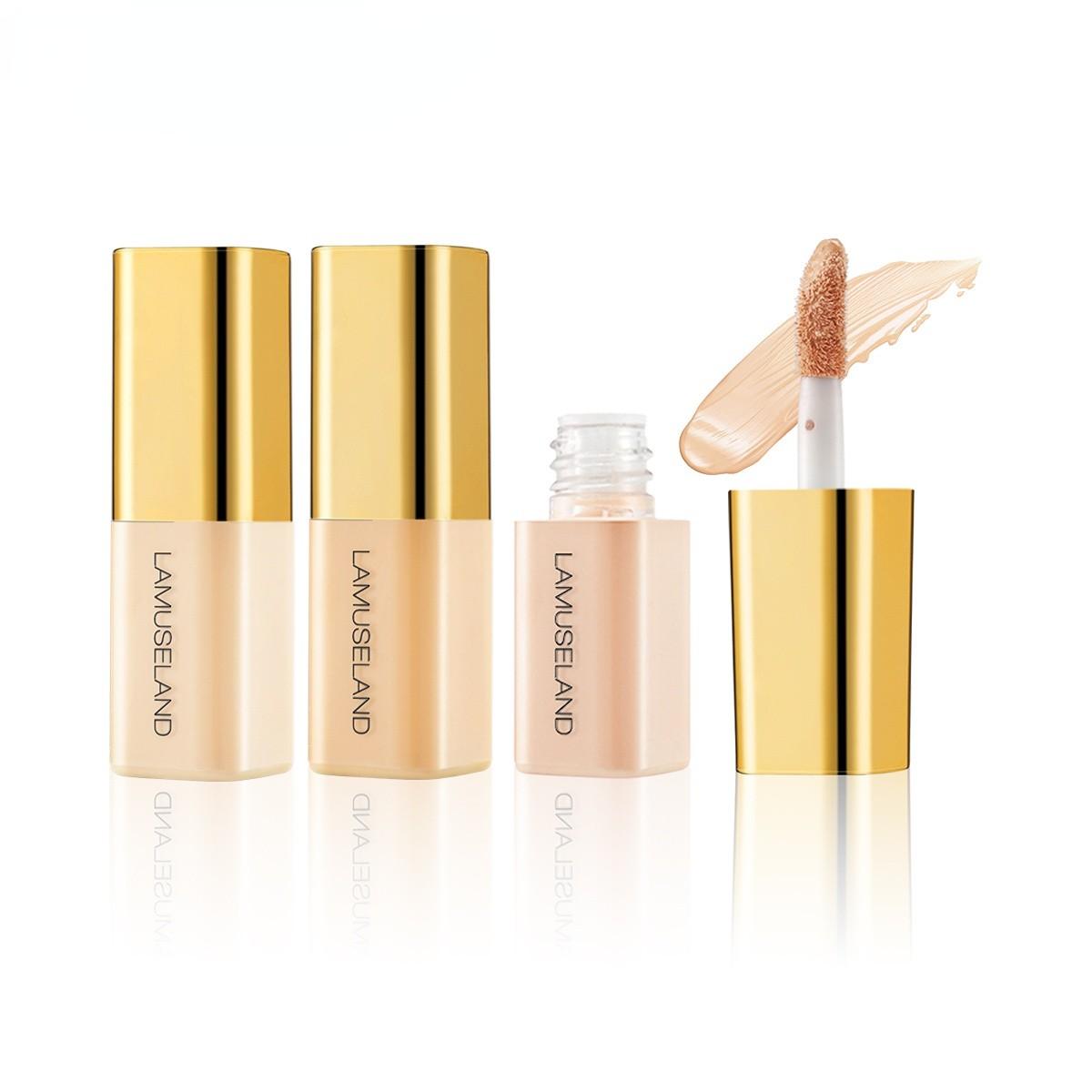 4-piece mini concealer liquid set, highlighting and contouring liquid, multi-color facial three-dimensional concealer liquid shadows, moisturizing texture, long-lasting and smooth, covers tear troughs, dark circles, and acne marks, suitable for beginners