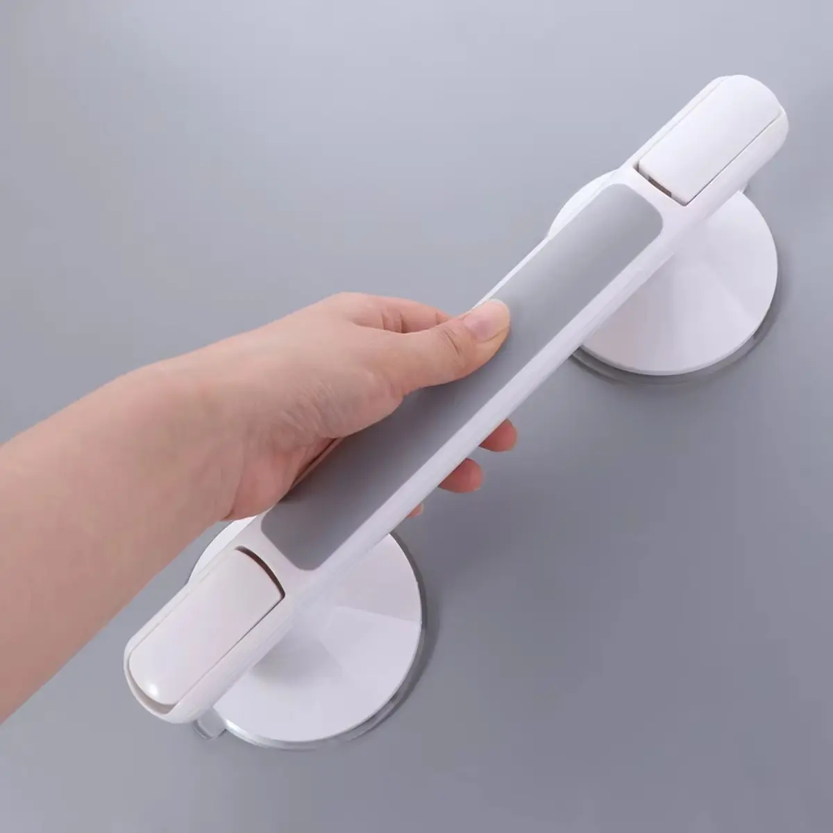 Home Safety Handrails, Shower Handle with Suction Cups | Bathroom Handle | Toilet Handle for Shower No Need To Drill Holes, Non-slip Suction Handrails, Reusable Suitable for Tiles, Glass and Hard Plastic Surfaces