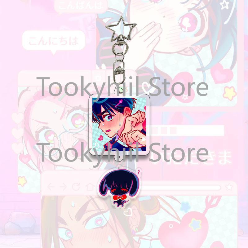 ‌ALIEN STAGE Star Keychain String Cartoon Couple Set Figure Luka Hyuna Keyring Pendant Image Exquisite Student Birthday Gift