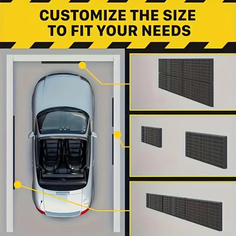 Self-Adhesive Garage Door & Wall Protection Pad, Eva Foam Buffer, Scratch Resistant Durable, Easy Installation, Long-Lasting Protection