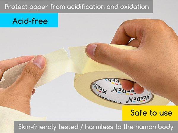 MEEDEN 10 Packs White Artist Tape, 0.5" with Total 1804.5FT (550m) Masking Art Tape for Watercolor Painting Drafting Canvas Framing, Acid-Free Painters Tape, General Purpose for Craft, Office, School