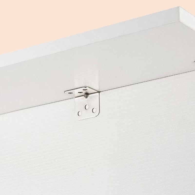 L-Shape Corner Support Bracket, 90 Degree Right Angle L-Shaped Stand with Screws, Ideal for Wooden Shelves Cabinets Furniture