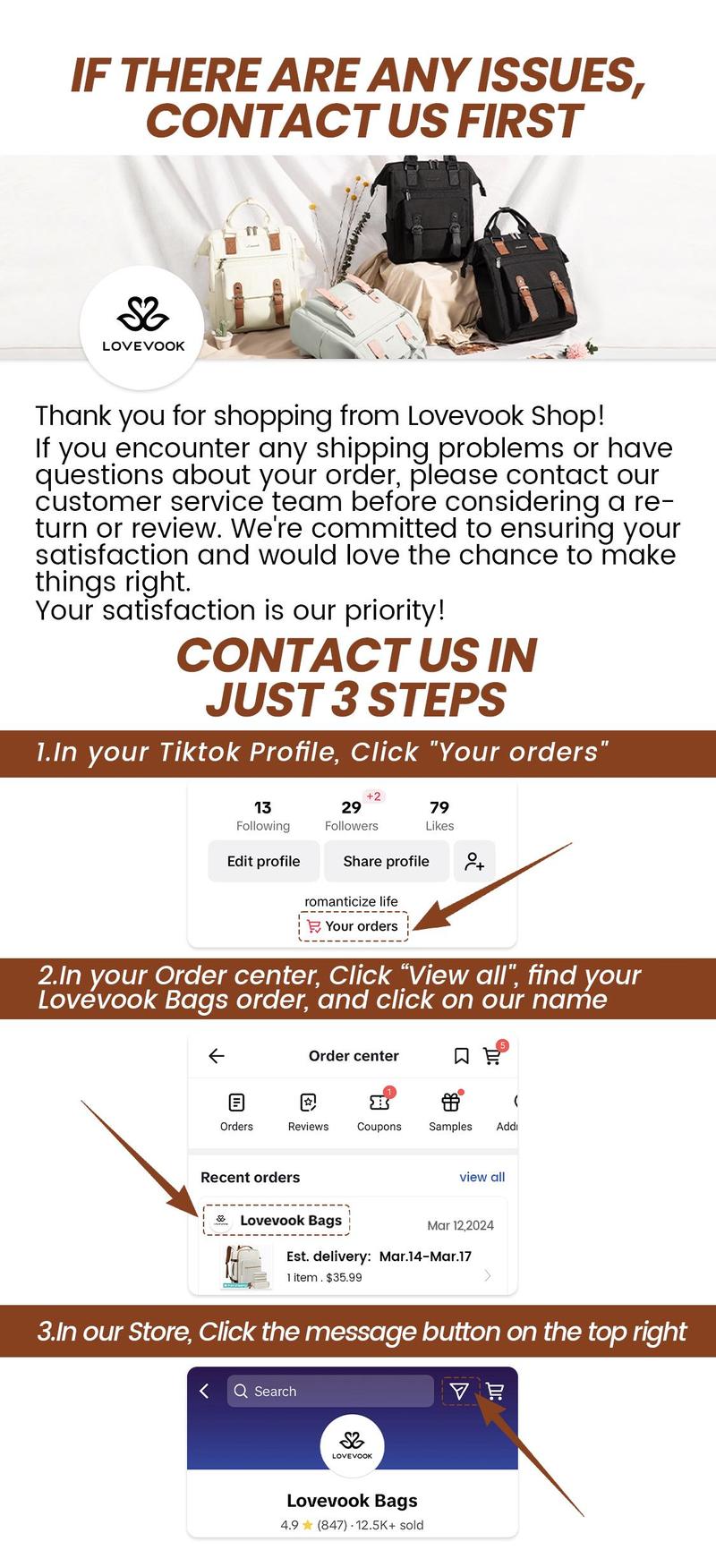 LOVEVOOK Laptop Bag for Women, 15.6-17.3 inch Vegan Leather Laptop Tote Bag Large Capacity Vintage Leather Work Bags for Women Computer Bag Office Briefcase Handbag. Durable. TikTokShopJumpstartSale