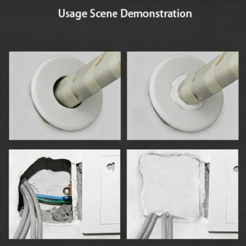 Household Sealant Clay for Ac Hole & Drain Pipe Wall Repair, Sealing Rubber Mud, 20-Pack, Durable Leak Prevention Solution