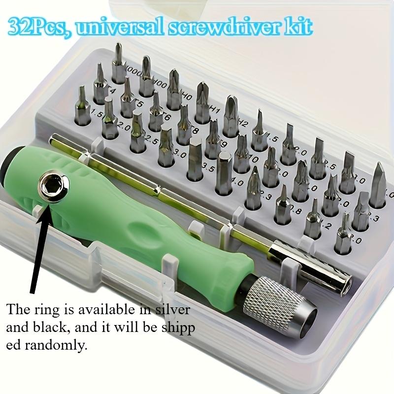 32-in-1 Precision Screwdriver Set, Magnetic Cross and Phillips Screwdriver, Portable and Easy to Carry, Suitable for Maintenance, Furniture, Smartphones, Cameras and Tools, Essential for Industrial and Home Use, Ideal Gift for Easter, Thanksgiving, Mother
