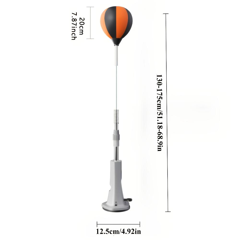 Portable Adjustable Speed Bag Training Set, Multi-Height Adjustable, High-Resilience Rebound for Punch Rhythm, Stable Base, Home Boxing Training Equipment