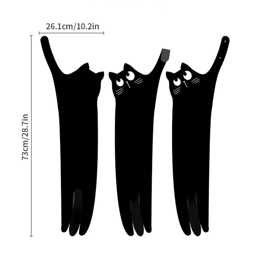 Creative Cat-Shaped Hanging Hand Towel, Absorbent Kitchen & Bathroom Hand Cloth, Cute Decorative Towel, Perfect for Home Use