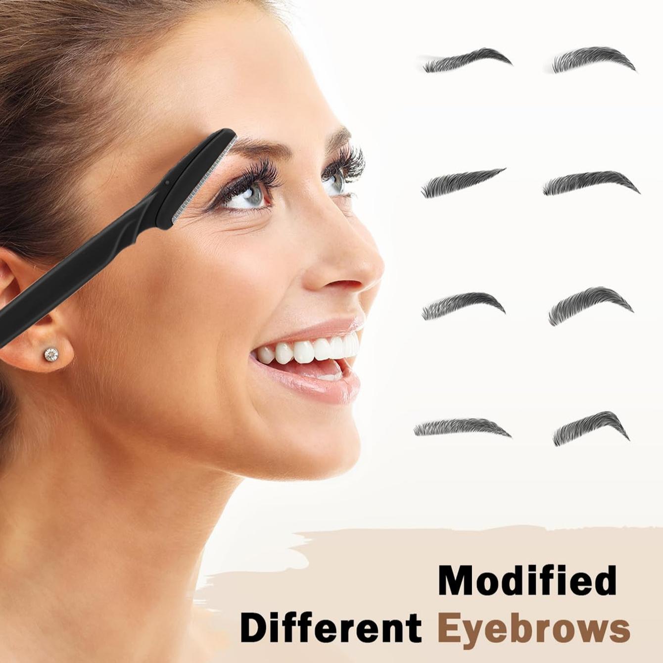 12pcs Dermaplaning Tool - dermaplane Razor For Women Face Multipurpose Eyebrow Razor & Face Shaver For Women With Precision Covers Dermaplane,Makeup,Cheap,Room Decor,Vanity,Travel,Bedroom,Makeup Accessories,Eyebrow Razor