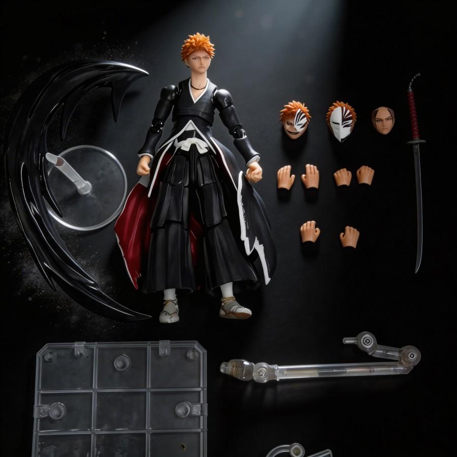Anime Bleach: 1000 Year Blood War Arc Ichigo Kurosaki Collectible Figure - 25cm PVC-ABS Statue, Art Toy, Desk Display for Anime Fans