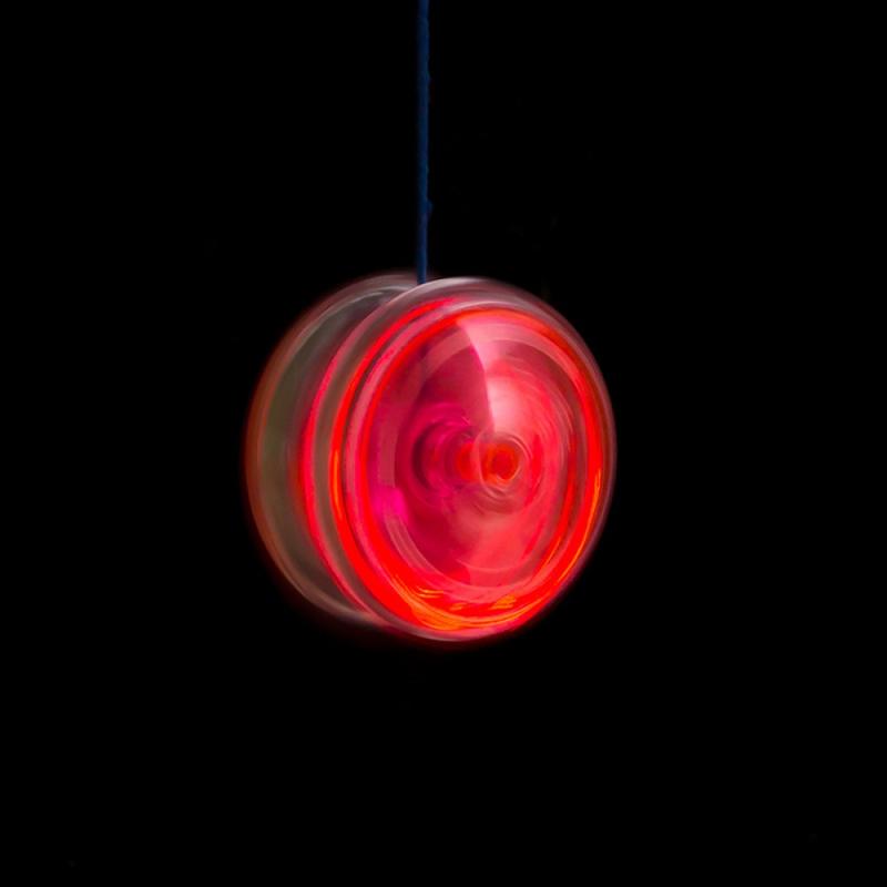 3pcs Glowing Yo-Yo Set, Trick Ball with String, Ideal for Beginners, Boys & Adults, Automatic Bounce Technology, Random Colors & Patterns