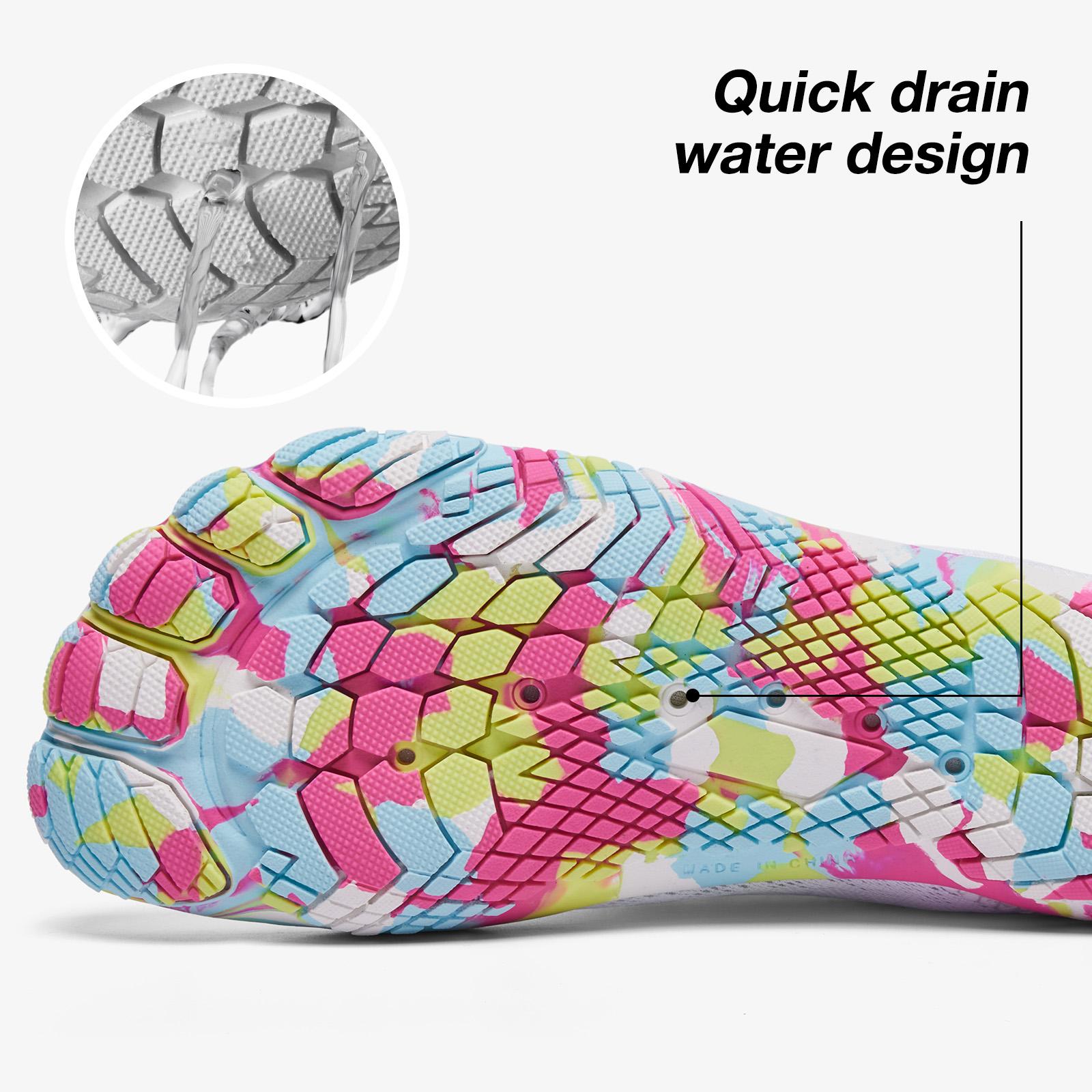 HIITAVE Women's Lightweight Quick-drying Barefoot Shoes, Non-slip Mesh Breathable Water Shoes for Swimming, Diving, Surfing, Water Sports, Pool, Beach SpringStatements Watershoes HIITAVE Women's Lightweight Quick-drying Barefoot Shoes, Non-slip Mesh Breathable Water Shoes for Swimming, Diving, Surfing, Water Sports, Pool, Beach SpringStatements Watershoes