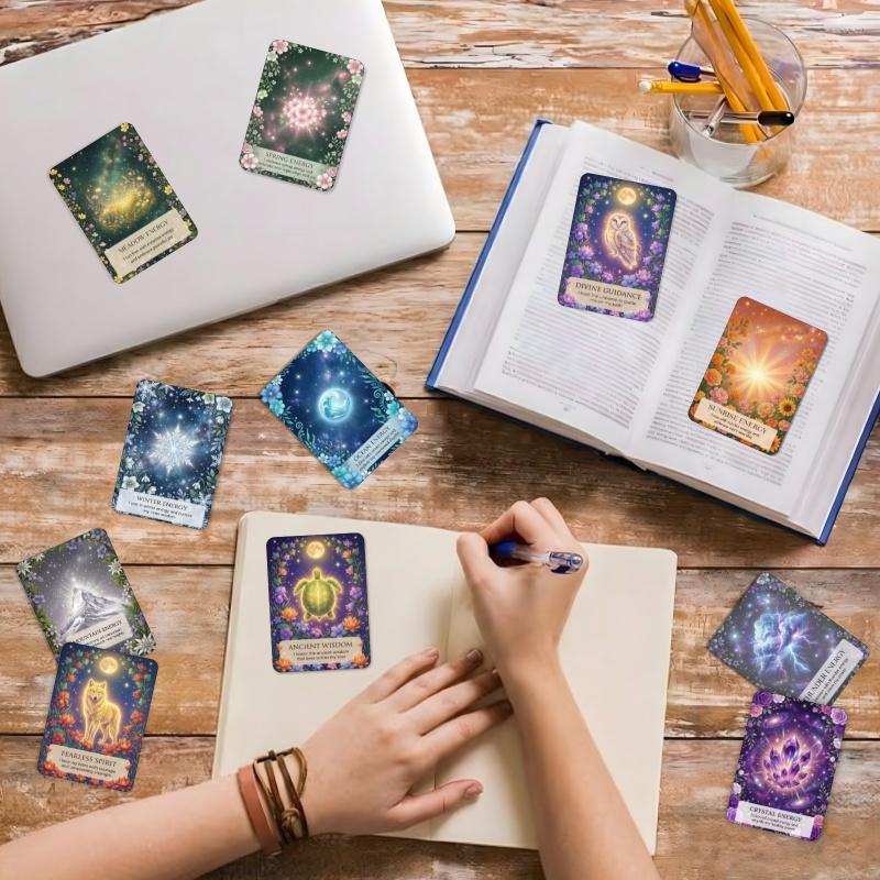 New 36-sheet Mysterious Natural Healing Dark Card for Spiritual and Spiritual Growth, Positive Energy Gift Text Card