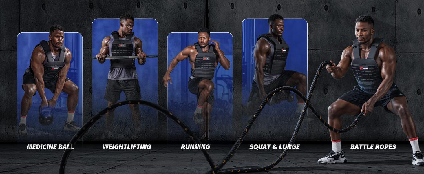 【SpringStatements】ZELUS Tactical Weighted Vest for Men Women(Vest Only, Plates Not Included), Adjustable Training Vest with MOLLE Panels & Chest Pocket, Tactical Fitness Gear for Outdoor & Gym Workouts 【SpringStatements】ZELUS Tactical Weighted Vest for Men Women(Vest Only, Plates Not Included), Adjustable Training Vest with MOLLE Panels & Chest Pocket, Tactical Fitness Gear for Outdoor & Gym Workouts