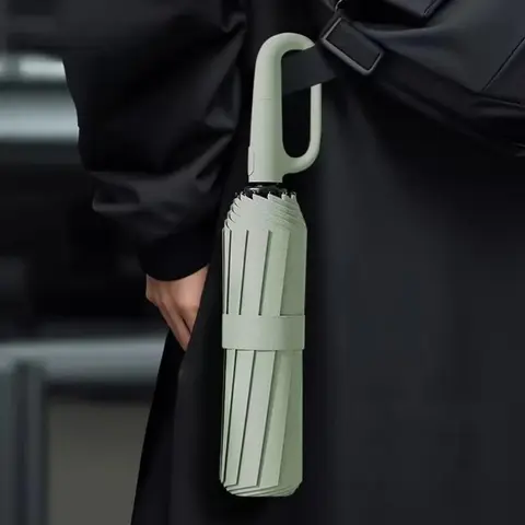 Automatic Umbrella, 1 Count Portable Foldable Umbrella, Windproof Umbrella for Men & Women, Umbrella for Outdoor Activities, Home Supplies