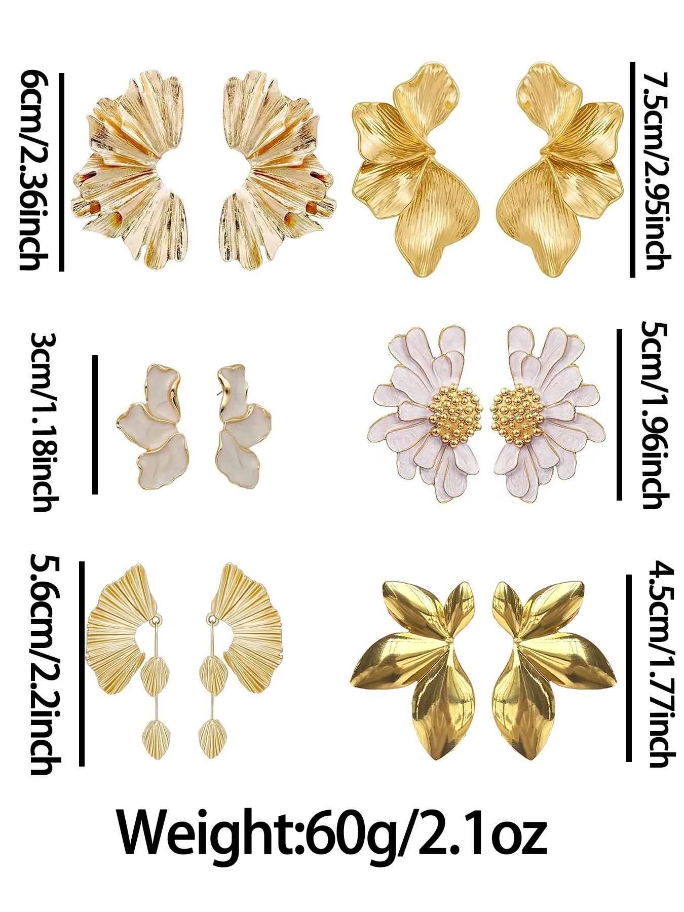 Earrings, Fashionable Jewelry for Women & Girls, Trendy All-match & Exquisite Jewelry for Birthday Gift, Dangle Earrings Set