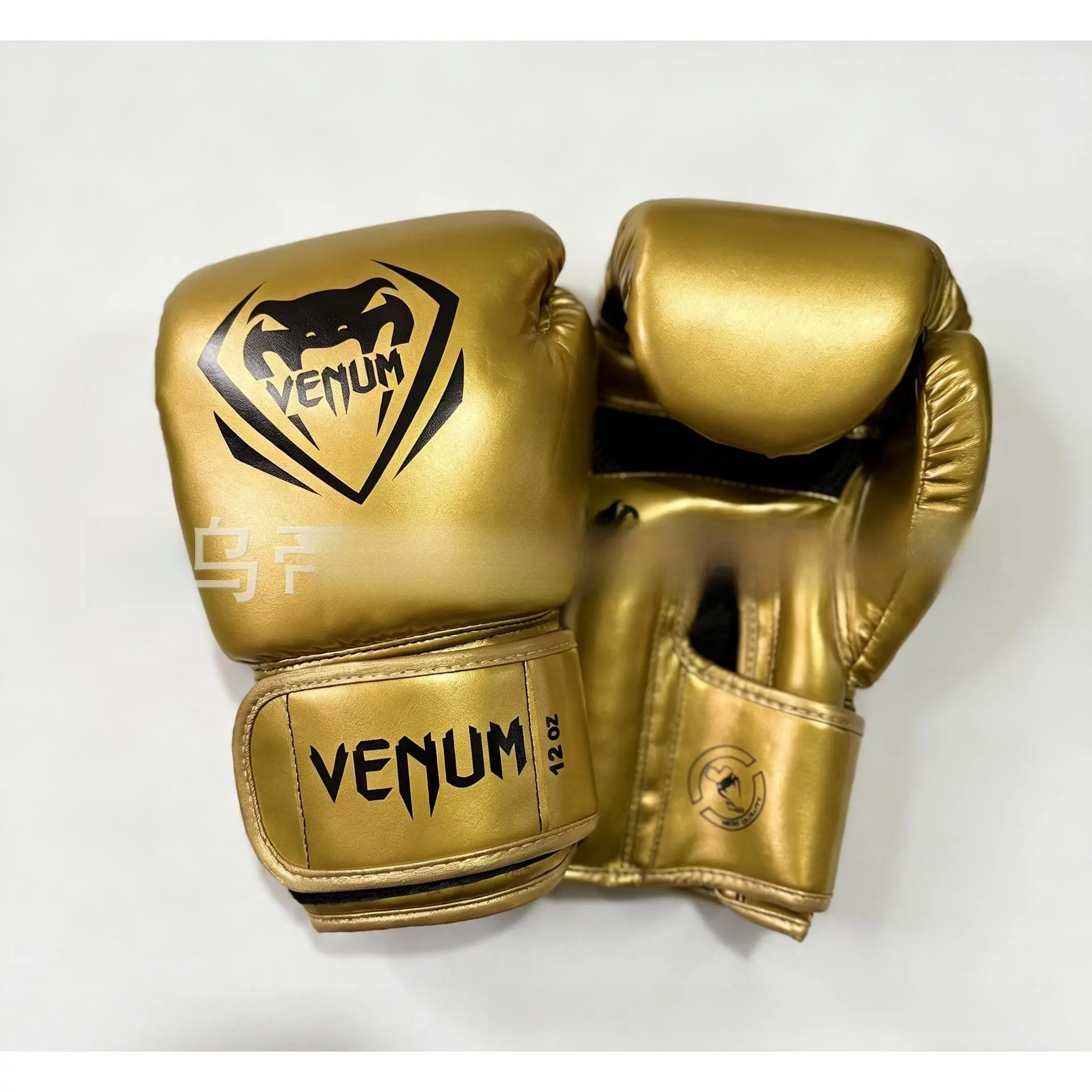 Professional PU Leather Boxing Gloves - MMA/Box/Kick Use, Shock Absorbent, Multiple Weights (6-16oz), for Adults Training & Sparring