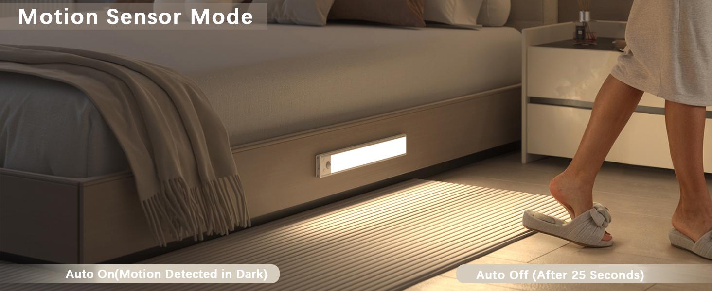 Motion sensor under cabinet lights 3/6/9 pack -rechargeable, magnetic, adjustable brightness for kitchen counter & bedroom Motion sensor under cabinet lights 3/6/9 pack -rechargeable, magnetic, adjustable brightness for kitchen counter & bedroom