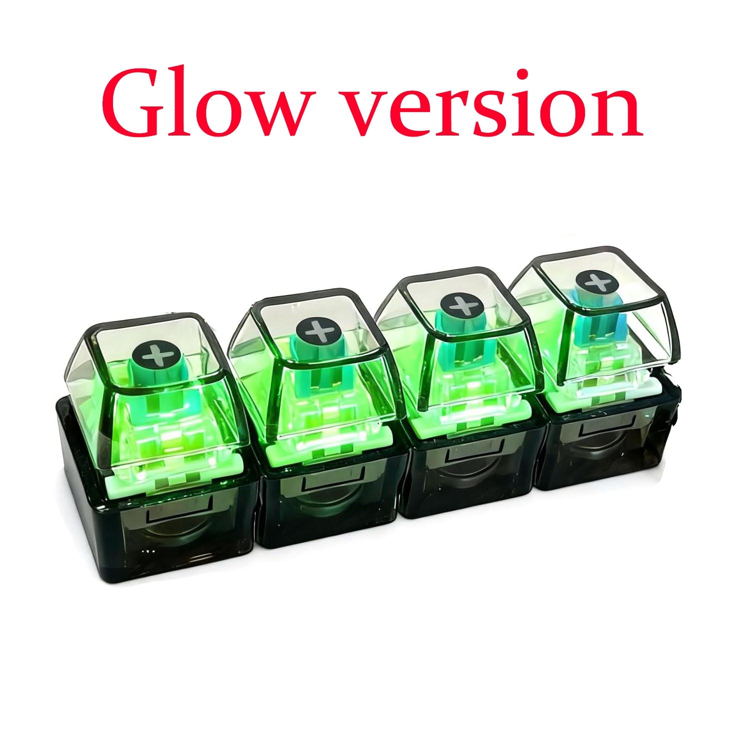 Glowing Keyboard Fidget Keychain, 4-In-1 Decompression Button, Stress Relief Fidget Gift, Transparent Color/, 1 Pcs Glowing Keyboard Fidget Keychain, 4-In-1 Decompression Button, Stress Relief Fidget Gift, Transparent Color/, 1 Pcs