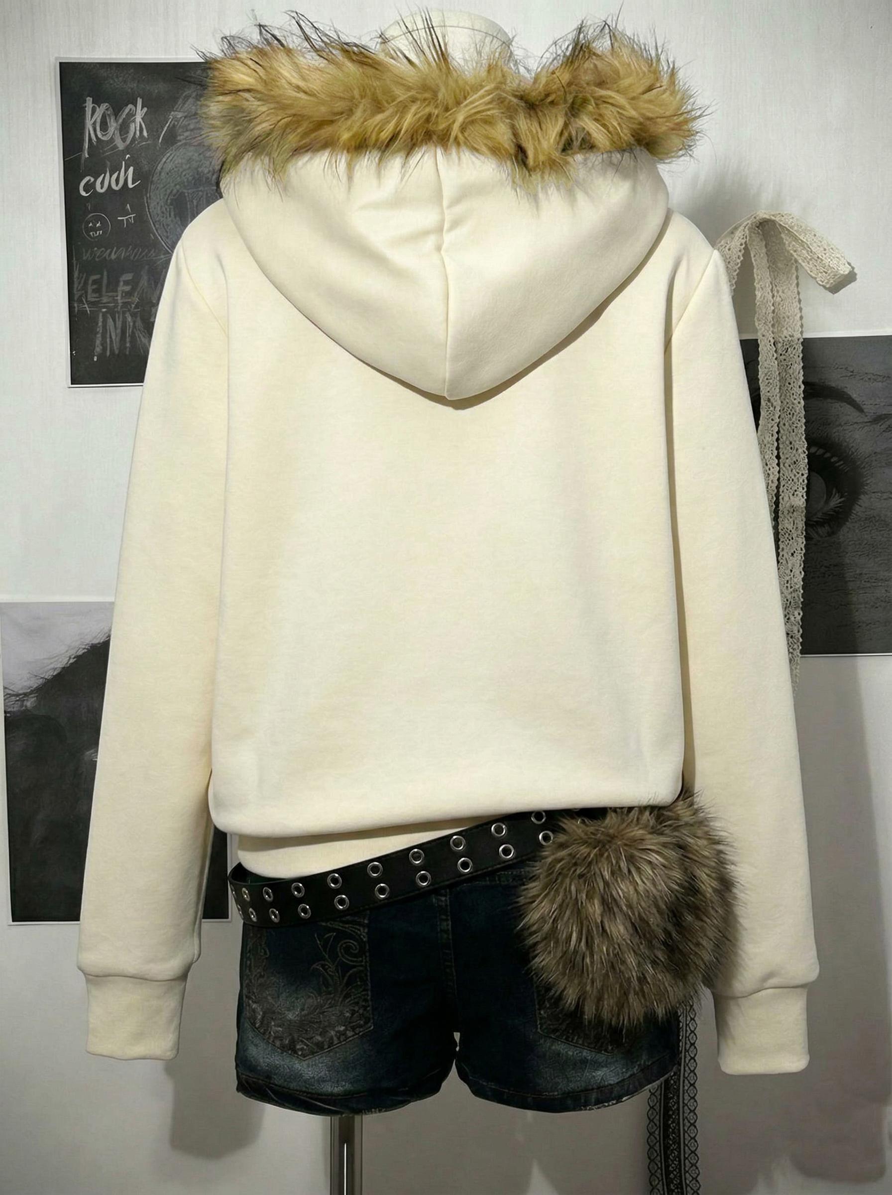 トップス 00s archive GAP fur zip hoodie Y2K 00s archive GAP fur zip hoodie Y2K 【公式通販】