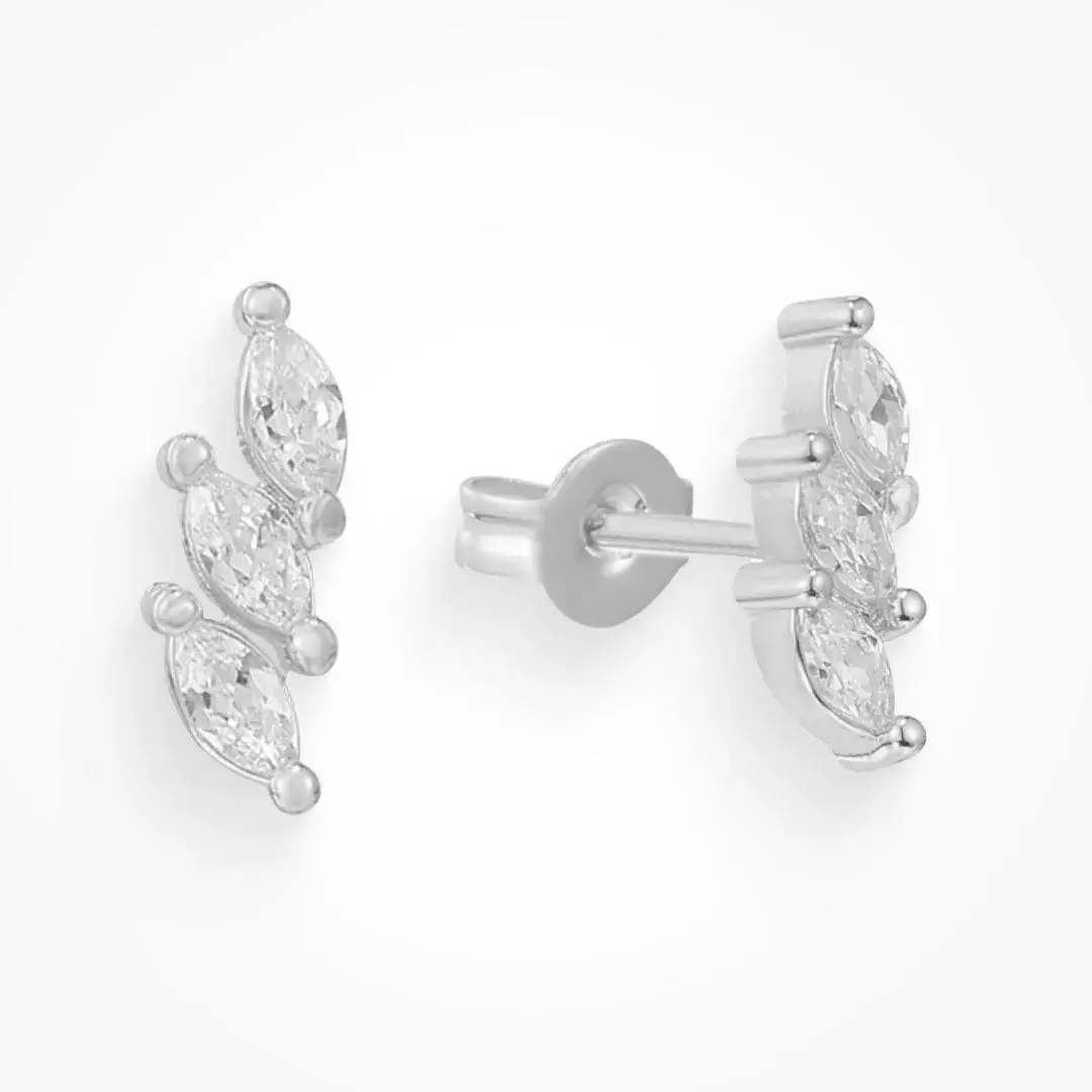 Gold or Silver Plated Women's Hypoallergenic Mesmerized Earrings