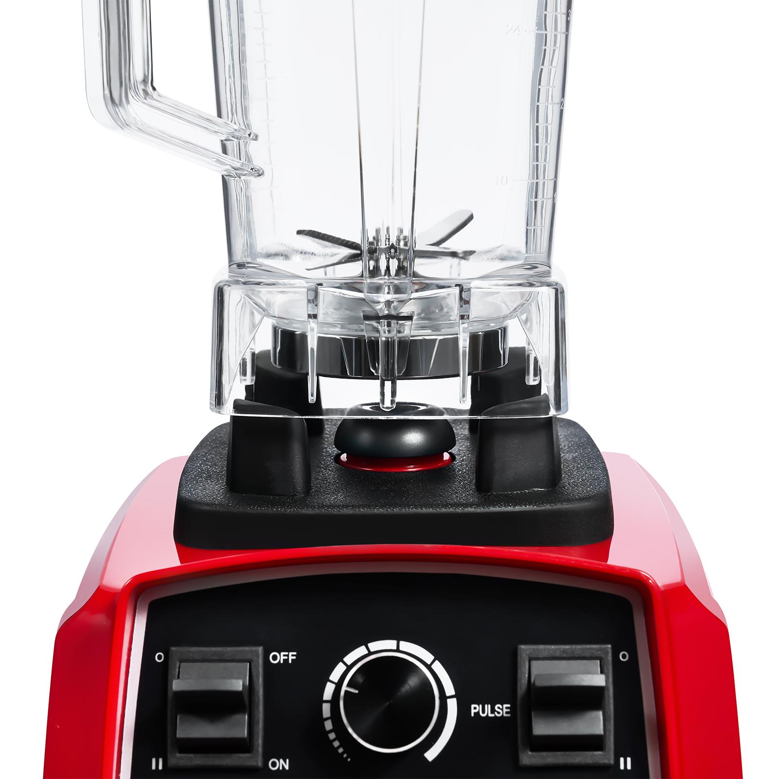 3HP Commercial Blender 24000 RPM High Speed for Smoothies and Ice Blending 2L Large Jar Blender with Stainless Steel Blade for Juice Shake Kitchen Restaurant
