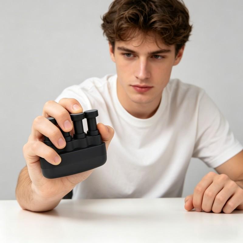 Finger Exercise Trainer, Finger Strengthener, Grip Strength Training Device, Guitar Finger Strengthening Tool, Hand Strength Enhancer