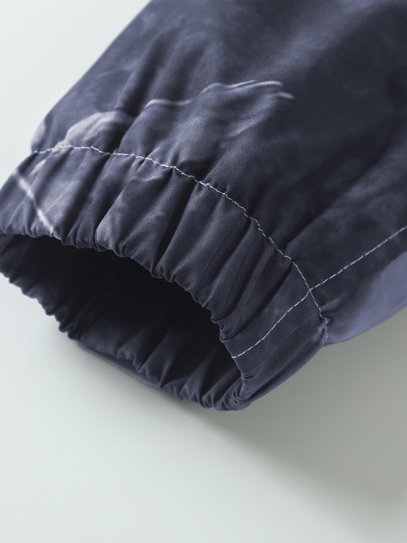 Men's Printed Long Sleeve Jacket with Artistic Patterns, Unique Retro Style Collar + Zipper Design, Trendy & Vintage Fashion Outerwear Coats, Menswear